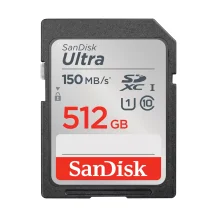 Memoria flash SanDisk Ultra 512 GB SDXC UHS-I Classe 10 [SDSDUNC-512G-GN6IN]