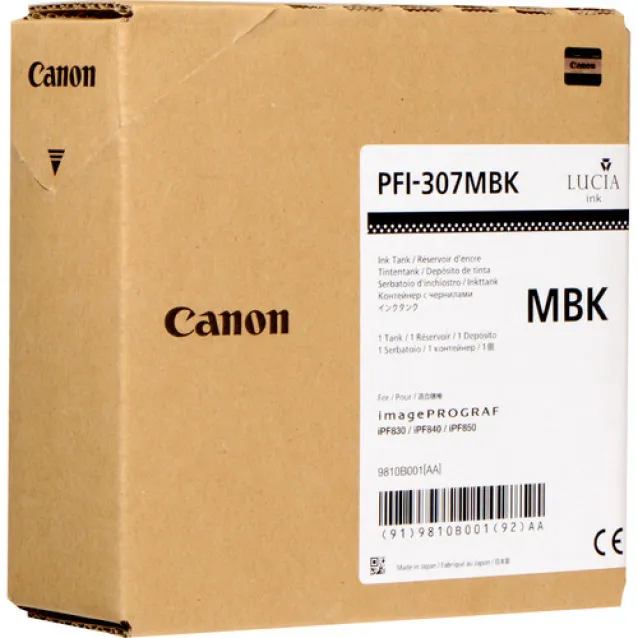 Cartuccia inchiostro Canon PFI-307MBK cartuccia d'inchiostro Originale Nero [PFI-307mbk]
