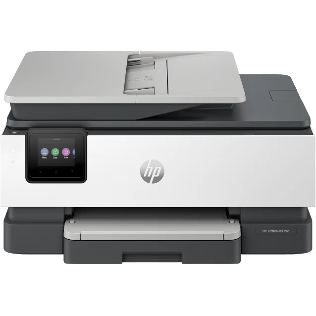 HP OfficeJet Pro Stampante multifunzione 8122e, Colore, per Casa, Stampa, copia, scansione, alimentatore automatico di documenti; touchscreen; Scansione Smart Advance; Modalità silenziosa; Stampa tramite VPN con HP+ [405U3B#629]