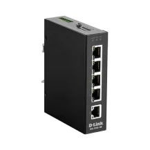 Switch di rete D-Link DIS‑100G‑5W Non gestito L2 Gigabit Ethernet (10/100/1000) Nero [DIS-100G-5W]