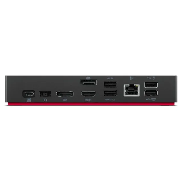 Lenovo 40B50090EU replicatore di porte e docking station per notebook Cablato USB 3.2 Gen 1 (3.1 1) Type-C Nero [40B50090EU]