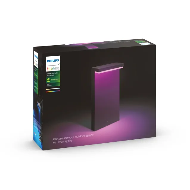 Philips by Signify Hue White and Color ambiance Nyro Piedistallo Nero [17455/30/P7]