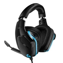 Cuffia con microfono Logitech G G635 Auricolare Cablato A Padiglione Giocare Nero, Blu [981-000750]