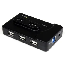 Hub USB StarTech.com combo 3.0/2.0 a 6 porte con porta di caricamento [ST7320USBC]