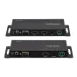 StarTech.com Kit Extender HDMI su fibra ottica LC, 4K 60Hz fino a 1km [Single Mode] o 300m [Multimode] - Estensore HDMI, HDR, HDCP, 3,5mm Audio/RS232/IR Extender, trasmettitore e ricevitore (HDMI OVER FIBER EXTENDER KIT 60HZ TRANSMITTER/RECEIVE [ST121HD20FXA2]