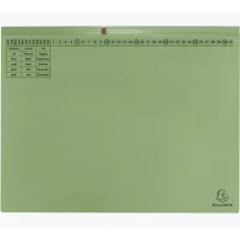 Exacompta 370225B cartella sospesa e accessorio Cartone Verde 1 pz [370225B]