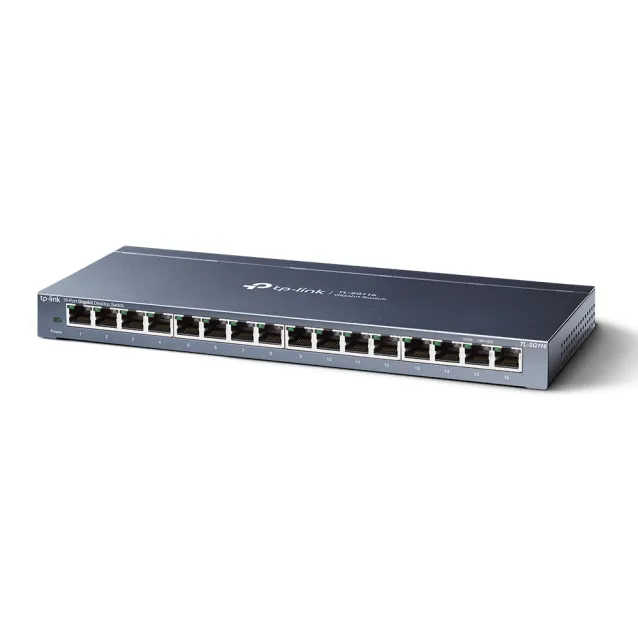 Switch di rete TP-Link TL-SG116 Non gestito Gigabit Ethernet (10/100/1000) Nero [TL-SG116 V1]