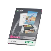 Leitz iLAM UDT pellicola per plastificatrice 100 pz (Leitz 74880000 A3 2 x 125 Micron Pouch 100Pk) [74880000]