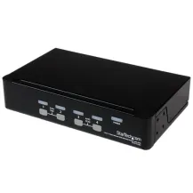 StarTech.com Switch KVM USB 4 porte, montabile a rack 1U, con OSD [SV431DUSBU]