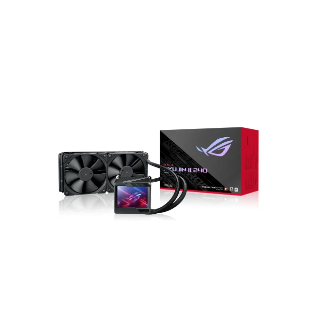 Ventola per PC ASUS ROG RYUJIN II 240 Processore Raffreddatore di liquidi tutto in uno 12 cm Nero 1 pz [90RC00A0-M0UAY0]