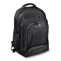 Port Designs Manhattan zaino Nero Nylon (A PORT product the MANHATTAN BackPack suitable for laptops up to 15.6/17 screens with a dedicated tablet pocket 10.1 Tablets- Manufactured from heavy Ballistic and comes complete Hi Vis water [170226]
