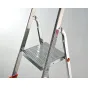 GIERRE Scalamia Scaletta con gradini Alluminio, Arancione [AL160]