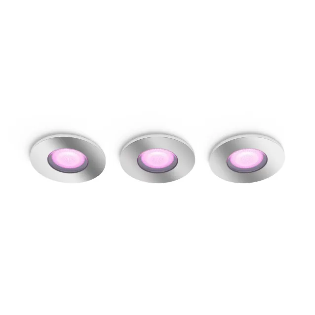Philips by Signify Hue White and Color ambiance Xamento Incasso Bagno 3 pezzi [8719514355392]
