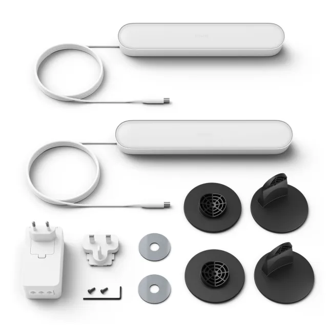Philips by Signify Hue White and Color ambiance Play Kit Base con alimentatore 2 pezzi Bianco [915005734601]