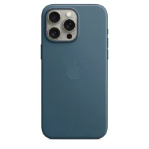 Custodia per smartphone Apple MagSafe in tessuto Finewoven iPhone 15 Pro Max - Blu Pacifico [MT4Y3ZM/A]