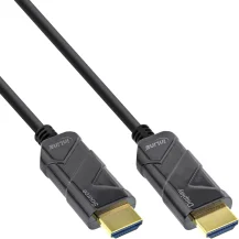 InLine Cavo HDMI AOC, Ultra High Speed Cable, 8K4K, nero, 70m [17970I]