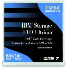 Cassetta vergine IBM LTO Ultrium 7 Data Cartridge Nastro dati vuoto 6 TB [38L7302]