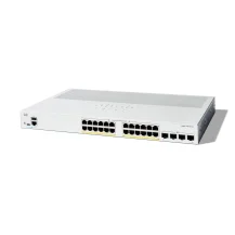 Switch di rete Cisco Catalyst 1300 Gestito L2/L3 Gigabit Ethernet (10/100/1000) Supporto Power over (PoE) Grigio [C1300-24P-4G]