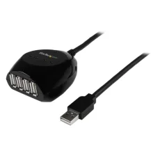 Hub USB StarTech.com Cavo prolunga attivo HUB a 4 porte - Estensione amplificato 2.0 Maschio / Femmina da 15 m [USB2EXT4P15M]