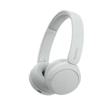 Cuffia con microfono Sony Cuffie Bluetooth wireless WH-CH520 - Durata della batteria fino a 50 ore ricarica rapida, stile on-ear Bianco (Over Ear Wireless Headphones White) [WHCH520W.CE7]