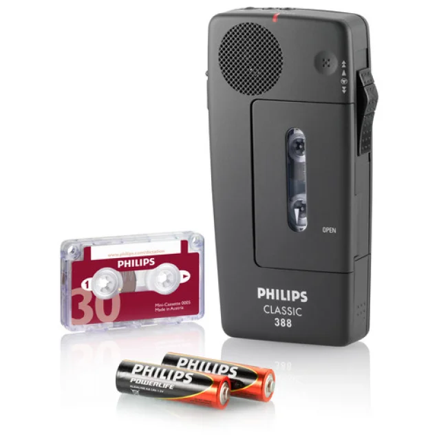 Dittafono Philips Pocket Memo Classic 388 Nero [LFH0388]