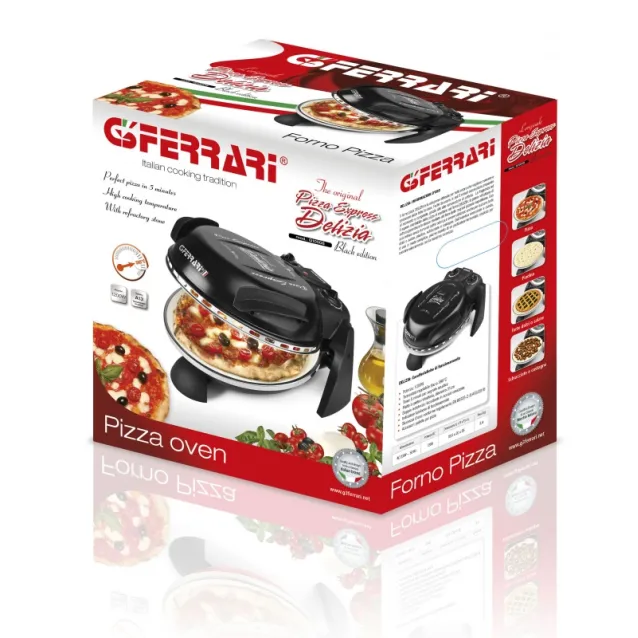 G3 Ferrari Delizia macchina e forno per pizza 1 pizza(e) 1200 W Nero [G10006 B]