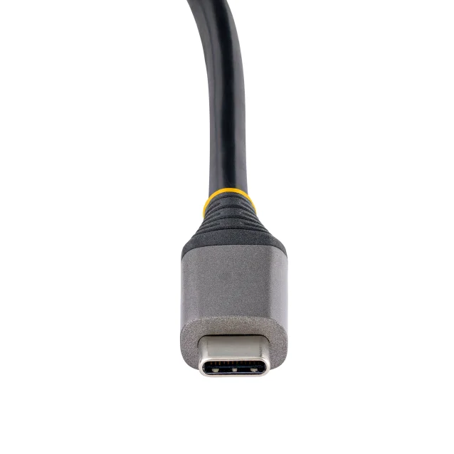 StarTech.com Hub USB-C a 4 porte - Multipresa USB Type-C Portatile con Power Delivery 100W Pass-Through Ciabatta 3.1 10Gbps cavo avvolgente da 25 cm Splitter/Replicatore di Porte 3.2 PD [HB31CM4CPD3]