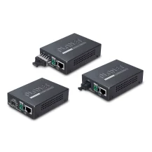 PLANET 10/100/1000BASE-T to convertitore multimediale di rete 2000 Mbit/s 1310 nm Nero (10/100/1000BASE-T - 1000BASE-LX Gigabit Converter [SC Single Mode, 40km] to, Mbit/s, SC, 40000 m, nm, Warranty: 36M) [GT-802S40]
