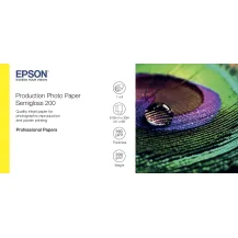 Carta fotografica Epson Production Photo Paper Semigloss 200 24 x 30m (Production - 24in, 610mm 200gsm) [C13S450376]