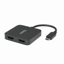 Plugable Technologies USBC-MSTH2 adattatore grafico USB 3840 x 2160 Pixel Nero (Plugable USB-C Dual 4K HDMI MST Adapter) [USBC-MSTH2]