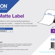 Etichette per stampante Epson PE Matte Label - Continuous Roll: 203mm x 55m [C33S045733]