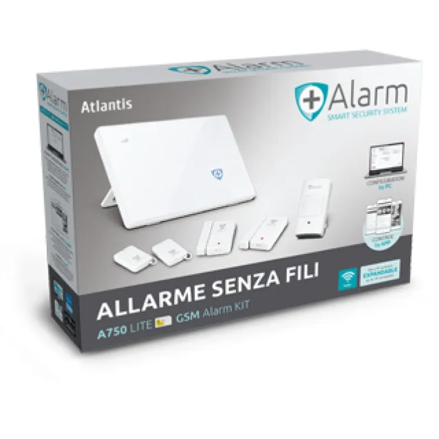 Atlantis Land A750 LITE GSM sistema di allarme sicurezza Bianco [A13-A750GLE-ST]