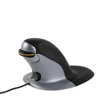 Fellowes Penguin mouse Ambidestro USB tipo A 1200 DPI (Fellowes 9894801 Small Ambidextrous Vertical Mouse - Wired) [9894801]
