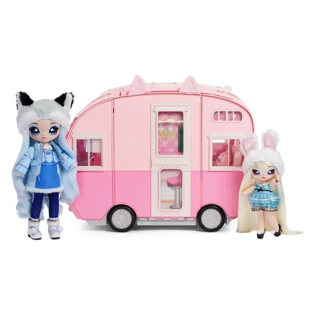MGA Entertainment Na! Surprise Kitty-Cat Camper [575672EUC]