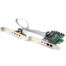 StarTech.com Scheda Audio interna PCI Express surround 7.1 canali - Surround Sound Card a 24-bit , 192Khz [PEXSOUND7CH]