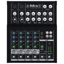 Mixer audio Mackie Mix8 8 canali 20 - 30000 Hz Nero [2044095-01]
