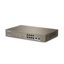 Tenda TEG5310P-8-150W switch di rete Gestito L3 Gigabit Ethernet (10/100/1000) Supporto Power over (PoE) 1U Grigio [NT-TEG5310P-150]