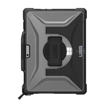 Urban Armor Gear 324012114343 custodia per tablet 33 cm [13] Cover Nero, Trasparente (UAG Plasma Series Rugged Case for Surface Pro 9 - w/ Handstrap and Shoulder Strap- Clear Back cover ice Microsoft 9) [324012114343]
