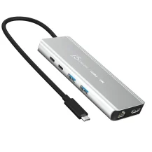 Hub USB j5create JCD403-N multiporta 8K USB4Â® (USB4 MULTI-PORT HUB SPACE - GREY) [JCD403-N]