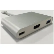 Nilox USB Type-C - HDMI/USB 3.0/USB 2.0 M/F adattatore grafico Argento [NX080200126]