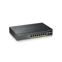 Switch di rete Zyxel GS2220-10HPGB region8-port GbE L2 PoE with Uplink [1 year NCC Pro pack license bundled] [GS2220-10HP-GB0101F]