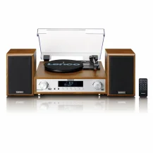 Lenco MC-160WD piatto audio Giradischi con trasmissione a cinghia Legno Manuale [MC-160WD]