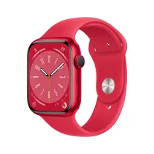 Smartwatch Apple Watch Series 8 OLED 45 mm Rosso GPS [satellitare] (APPLE WATCH SERIES 45MM - RED SPORT BAND REGULAR) [MNP43B/A]