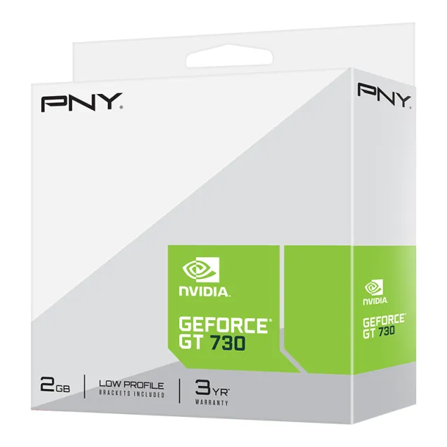 Scheda video PNY GeForce GT 730 2GB Single Fan NVIDIA GDDR3 [VCG7302D3SFPPB]