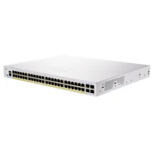 Cisco CBS350-48P-4X-EU switch di rete Gestito L2/L3 Gigabit Ethernet (10/100/1000) Supporto Power over (PoE) Argento [CBS350-48P-4X-EU]