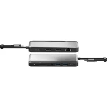ALOGIC U1CSH-SGR replicatore di porte e docking station per notebook Cablato USB 3.2 Gen 1 [3.1 1] Type-C Grigio (ALOGIC USB-C DUAL DISPLAY DOCK - MX2 LITE HDMI EDITION) [U1CSH-SGR]