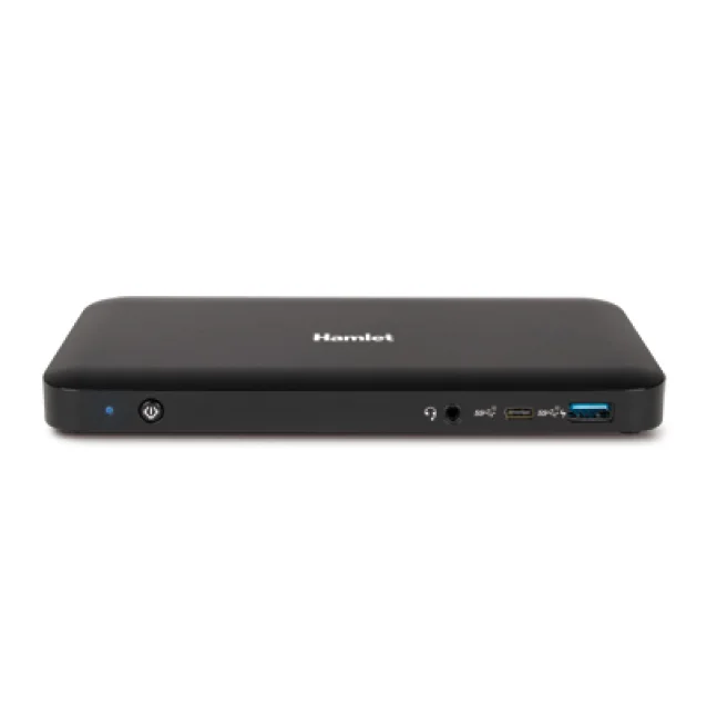 Hamlet HDOCKS600C replicatore di porte e docking station per laptop Cablato USB 3.2 Gen 2 (3.1 2) Type-C Nero [HDOCKS600C]