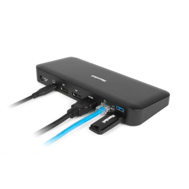 Hamlet HDOCKS600C replicatore di porte e docking station per laptop Cablato USB 3.2 Gen 2 (3.1 2) Type-C Nero [HDOCKS600C]