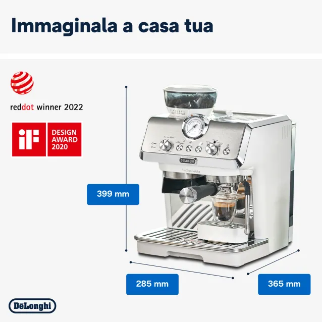 De’Longhi EC 9155.W macchina per caffè Automatica/Manuale Macchina espresso 1,5 L