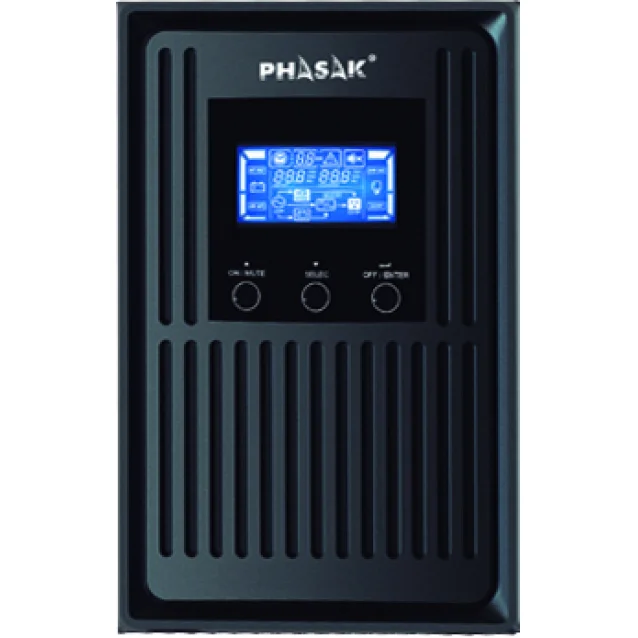 Phasak PH 8010 gruppo di continuità (UPS) Doppia conversione (online) 1,06 kVA 900 W 3 presa(e) AC [PH 8010]